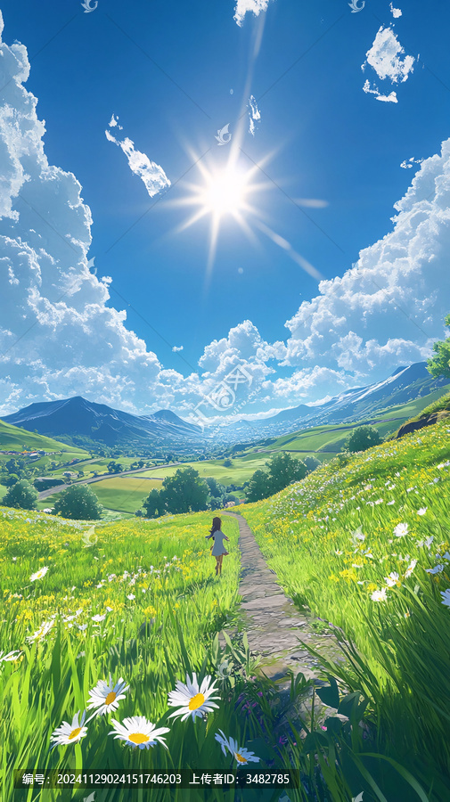 陽光晴朗風景
