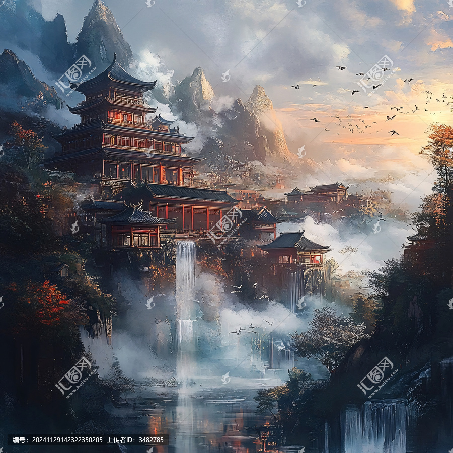 古風(fēng)仙境天上宮闕