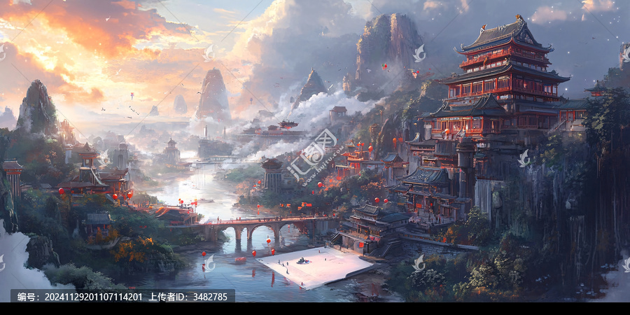 古風(fēng)仙境天上宮闕