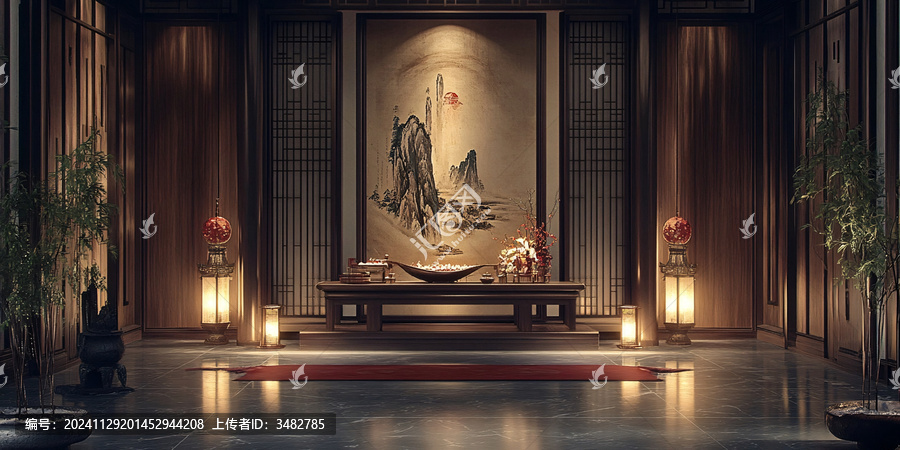 中式場景圖