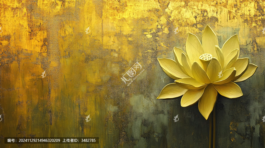 金色荷花壁紙