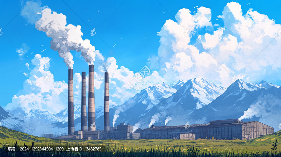 電廠場景海報