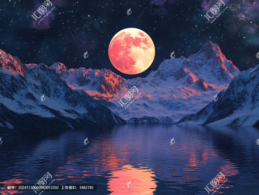 山水月夜