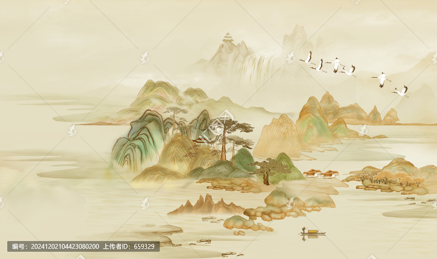 新中式山水