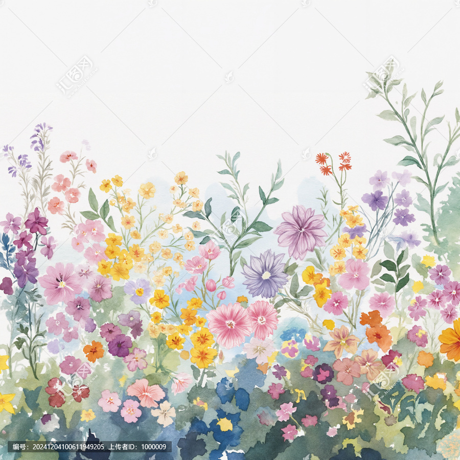 夢幻水彩花園