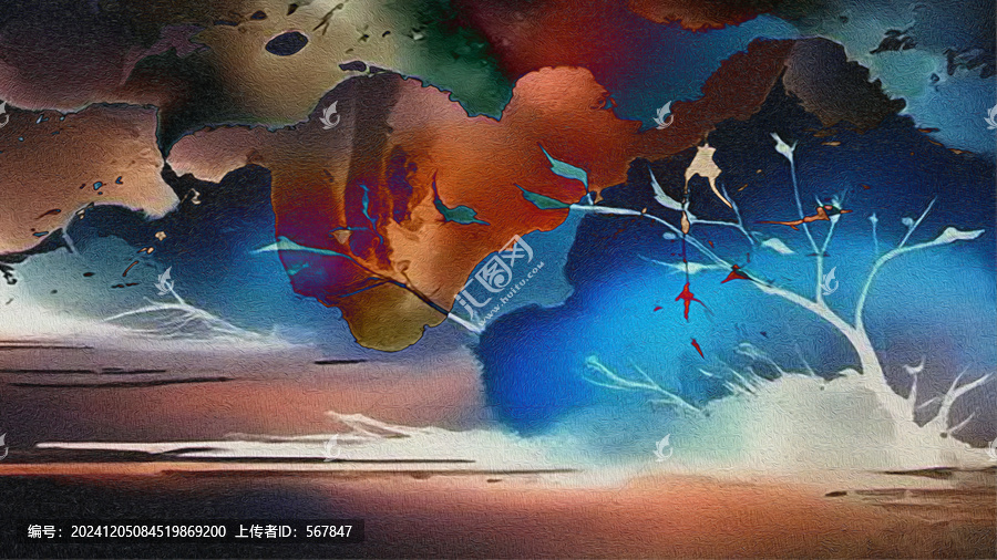 抽象裝飾油畫