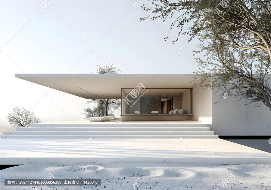 極簡現(xiàn)代住宅建筑設(shè)計(jì)