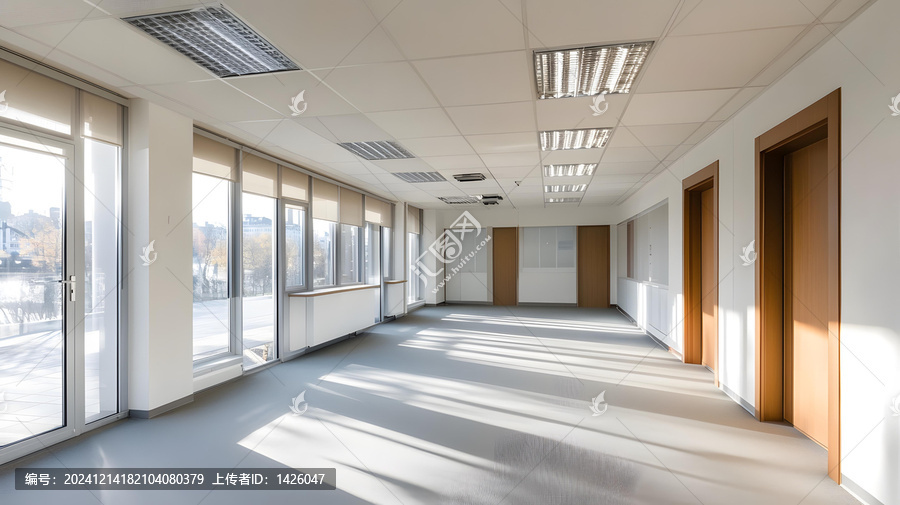 現(xiàn)代辦公室走廊設(shè)計