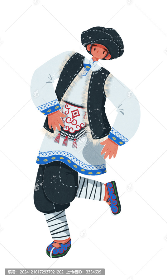 羌族男性服飾