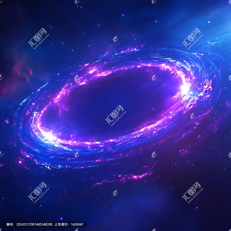 抽象宇宙星系環(huán)狀星云圖