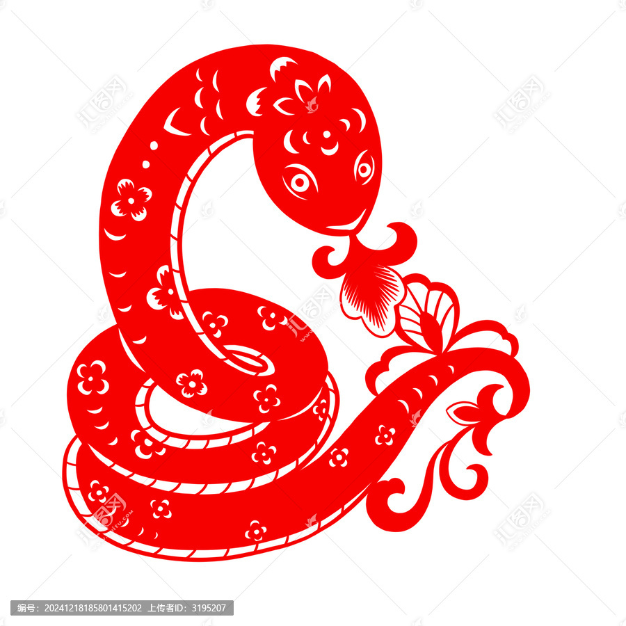 蛇年剪紙設(shè)計