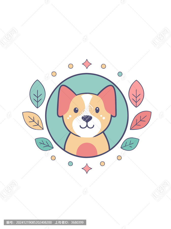 動(dòng)物簡(jiǎn)約寵物標(biāo)志