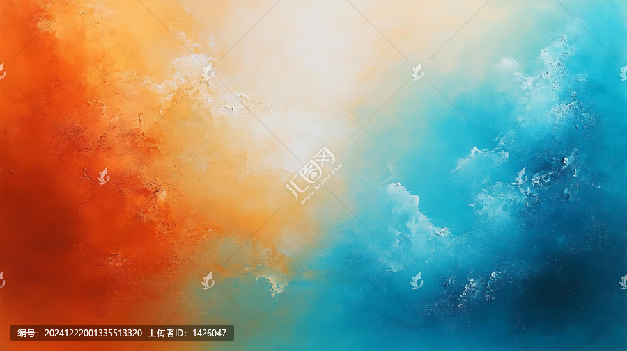 抽象色彩漸變畫作