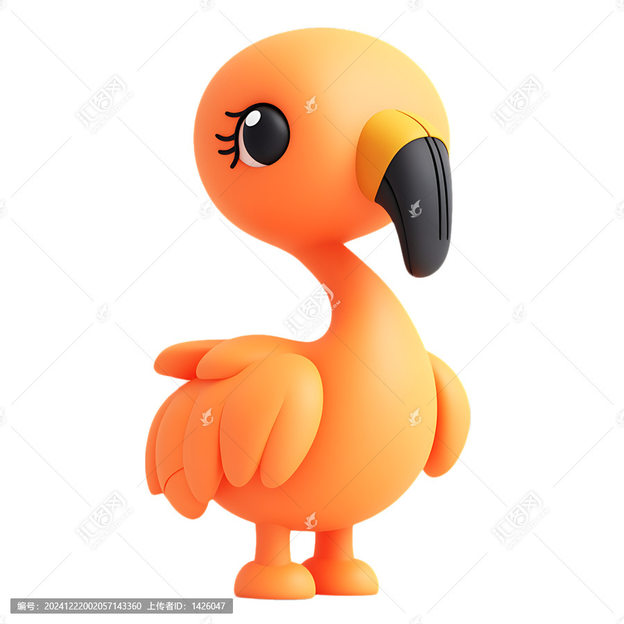 [免摳素材]可愛(ài)的卡通火烈鳥(niǎo)
