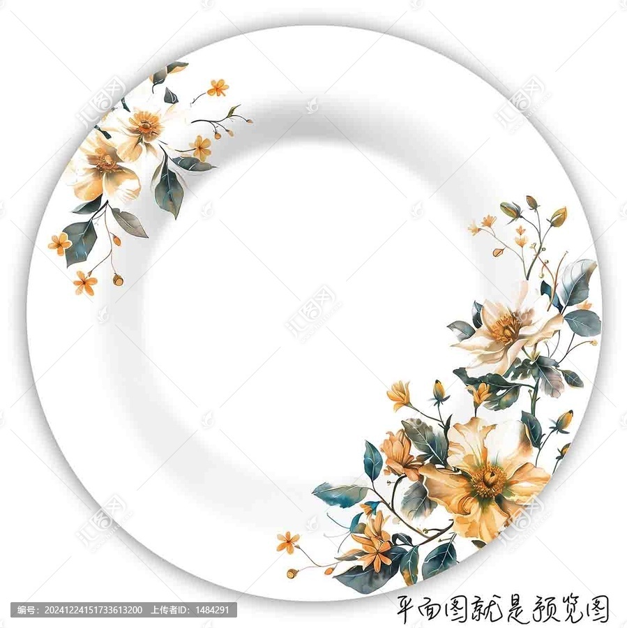 餐具花面