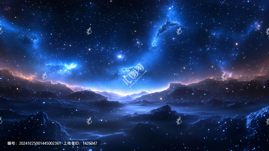 遙遠(yuǎn)星球的宇宙景觀圖