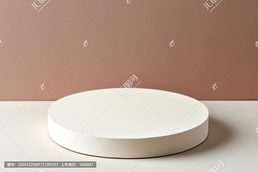 現(xiàn)代極簡(jiǎn)白色展示平臺(tái)