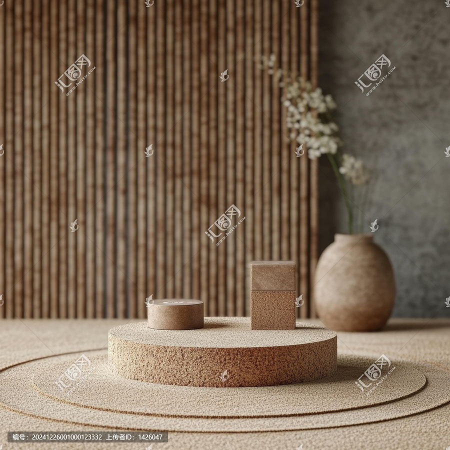 極簡侘寂風(fēng)產(chǎn)品展示臺設(shè)計