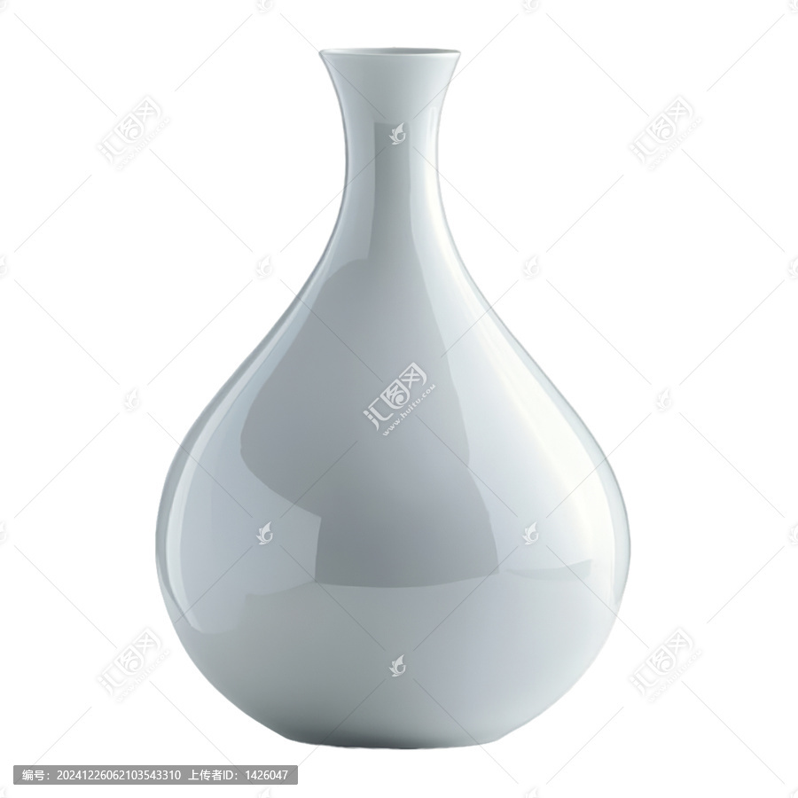 [免摳素材]簡(jiǎn)約優(yōu)雅的淺灰色花瓶
