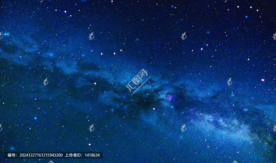 藍色星空背景