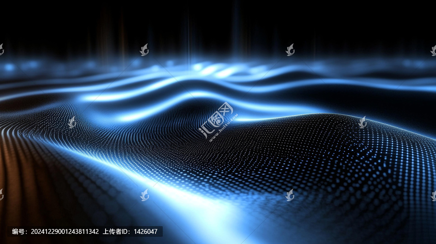 抽象數(shù)字波紋圖案背景