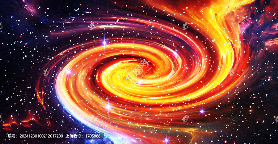 絢麗璀璨星空旋渦