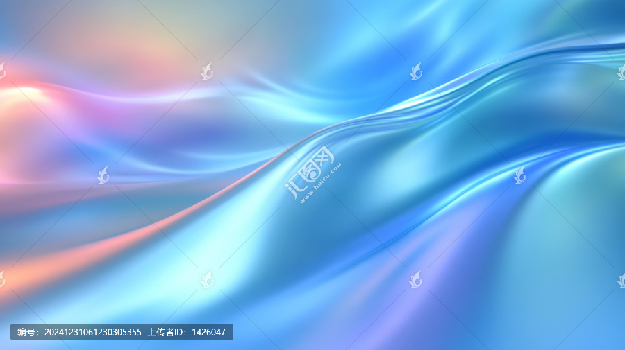 抽象流體漸變色彩背景