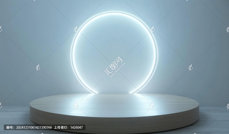 霓虹圈展示臺(tái)現(xiàn)代美學(xué)
