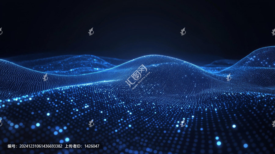 抽象數(shù)字波紋圖樣設(shè)計(jì)