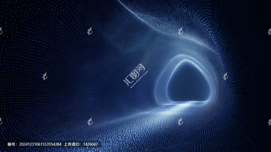 抽象數(shù)字隧道通道