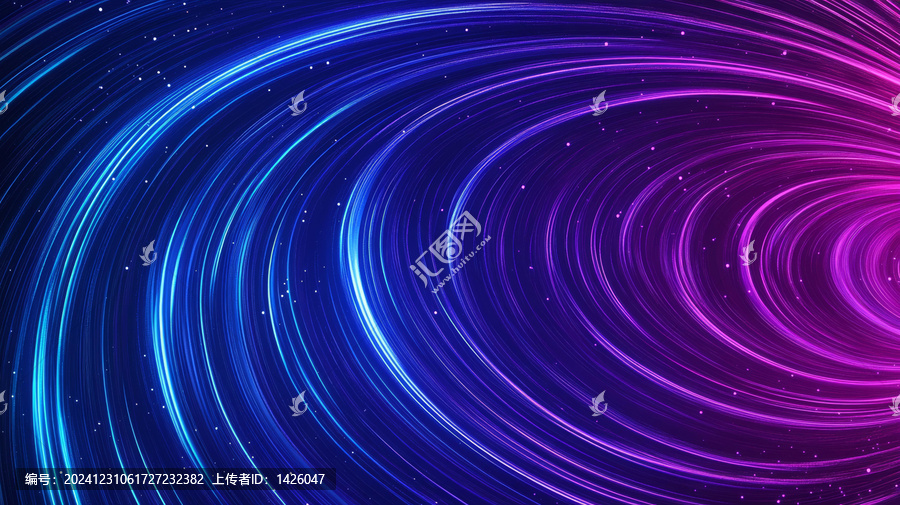 抽象色彩螺旋星云圖