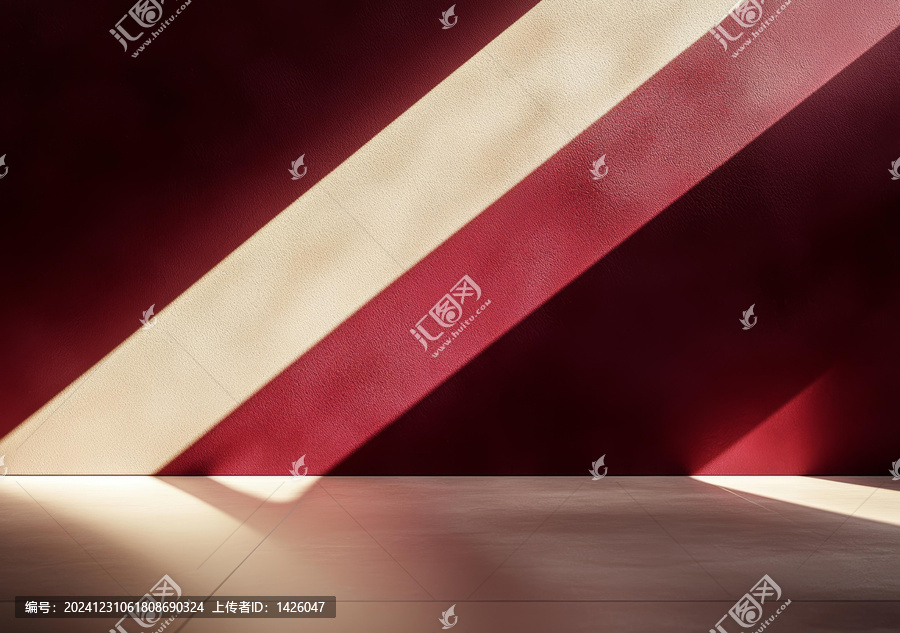抽象室內(nèi)場(chǎng)景與對(duì)角線陰影