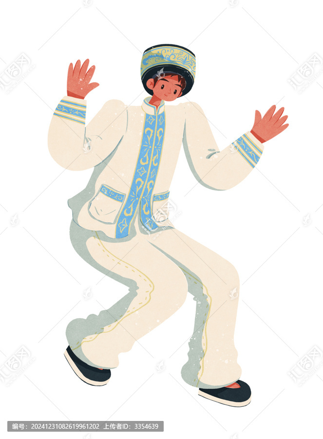 京族盛裝的男性