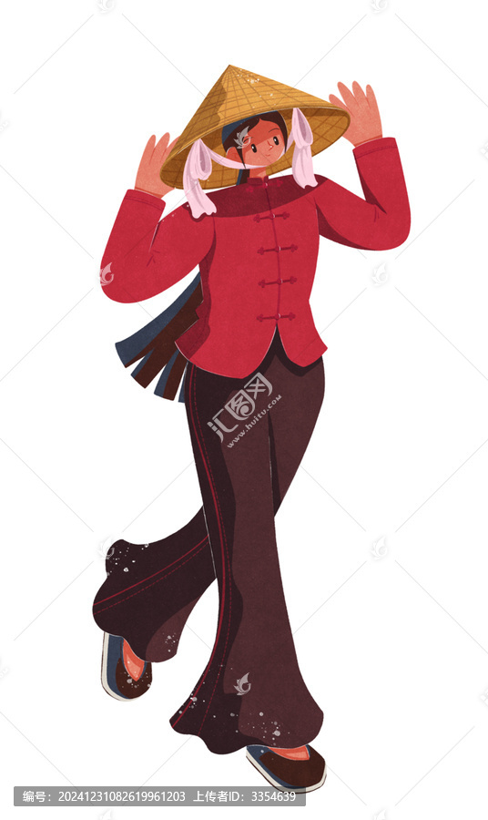京族女性的日常服裝