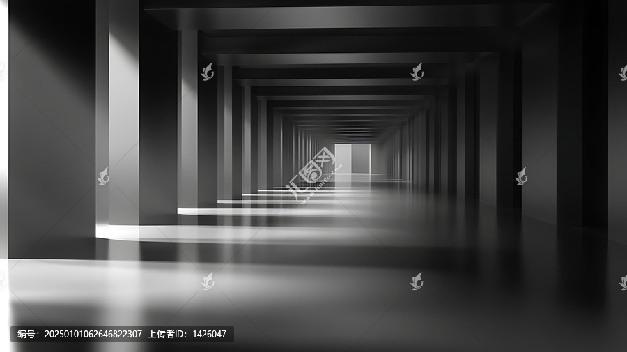 抽象現(xiàn)代走廊空間設(shè)計