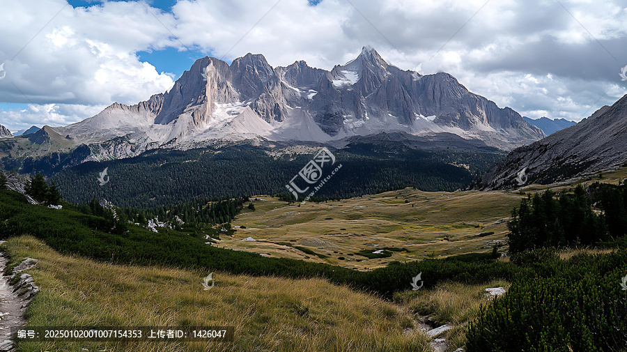 多洛米蒂山脈壯麗景觀