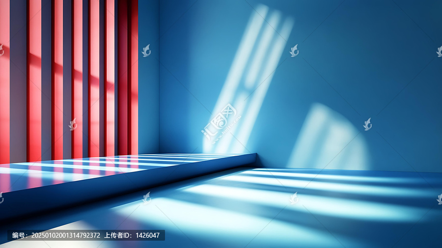 現(xiàn)代幾何產(chǎn)品展示臺(tái)空?qǐng)鼍? title=