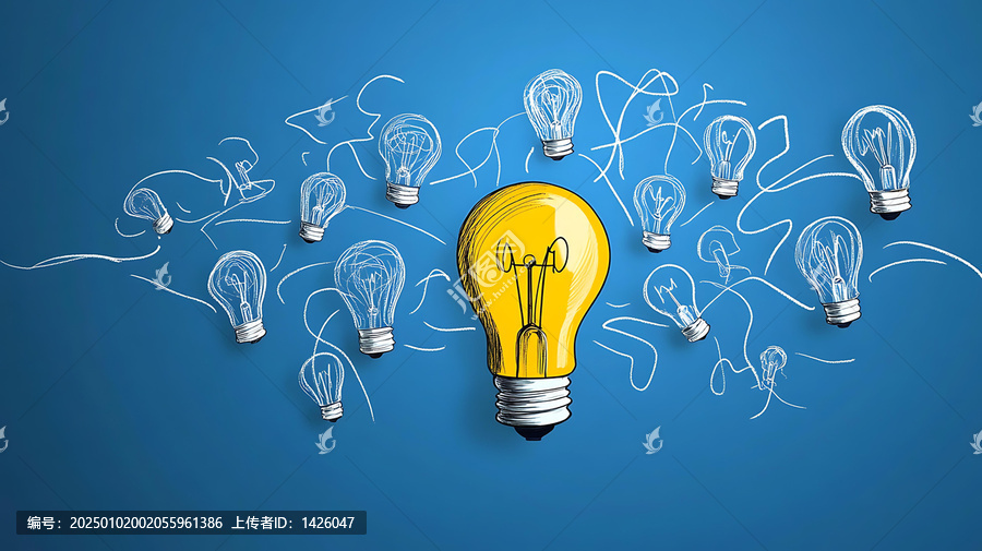 創(chuàng)意燈泡的靈感迸發(fā)