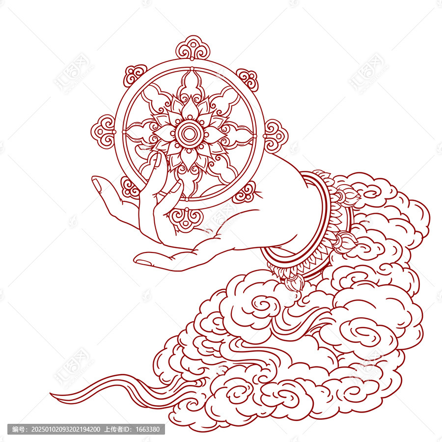佛手金輪法輪