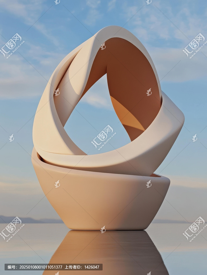 抽象現代雕塑設計作品