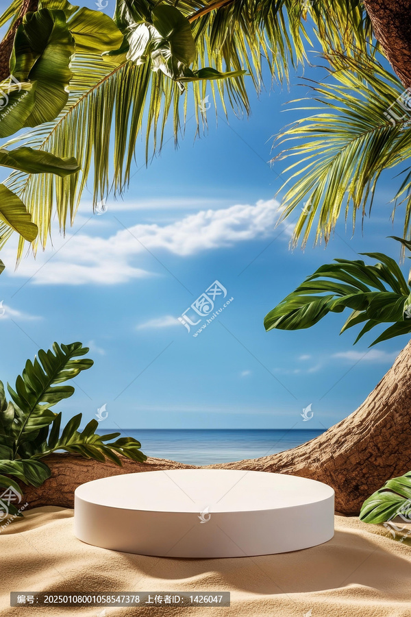 熱帶海灘產(chǎn)品展示平臺(tái)