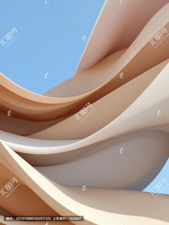 抽象建筑設(shè)計(jì)圖欣賞-柔和色彩