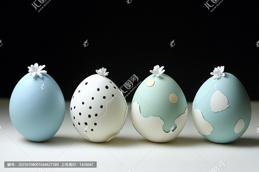 彩繪復(fù)活節(jié)彩蛋藝術(shù)作品