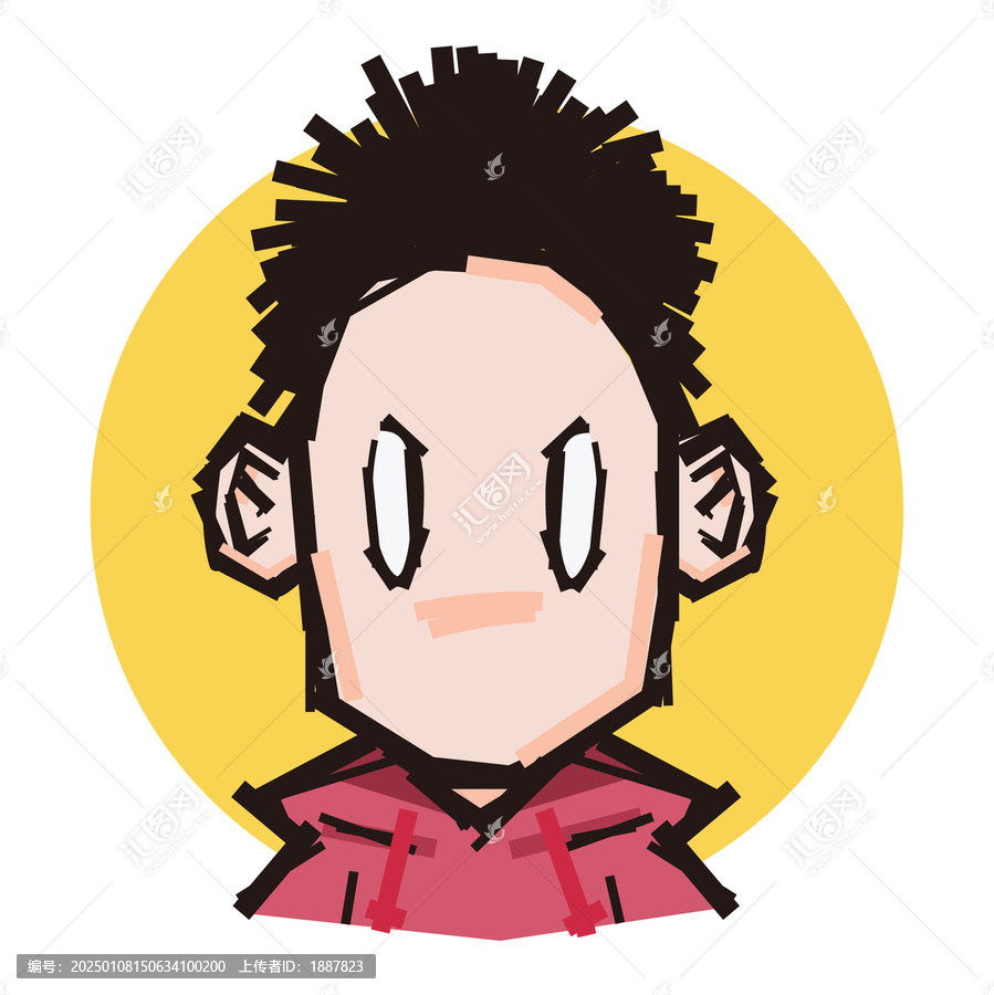 男孩卡通頭像設(shè)計(jì)