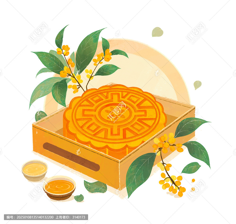 月餅插圖