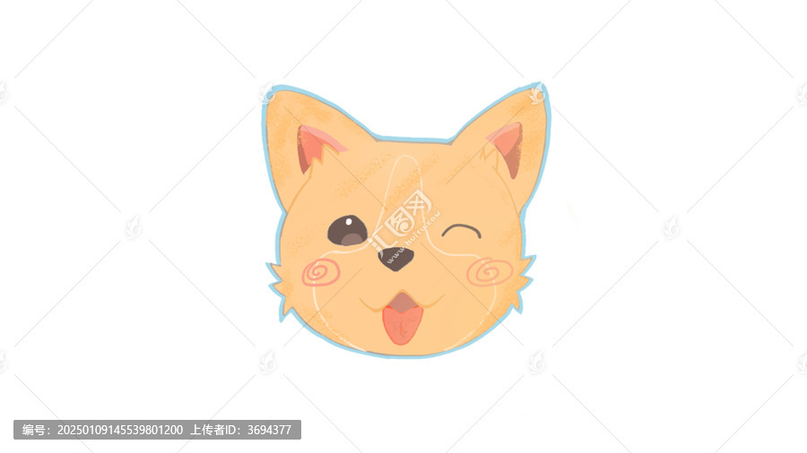 卡通小狗