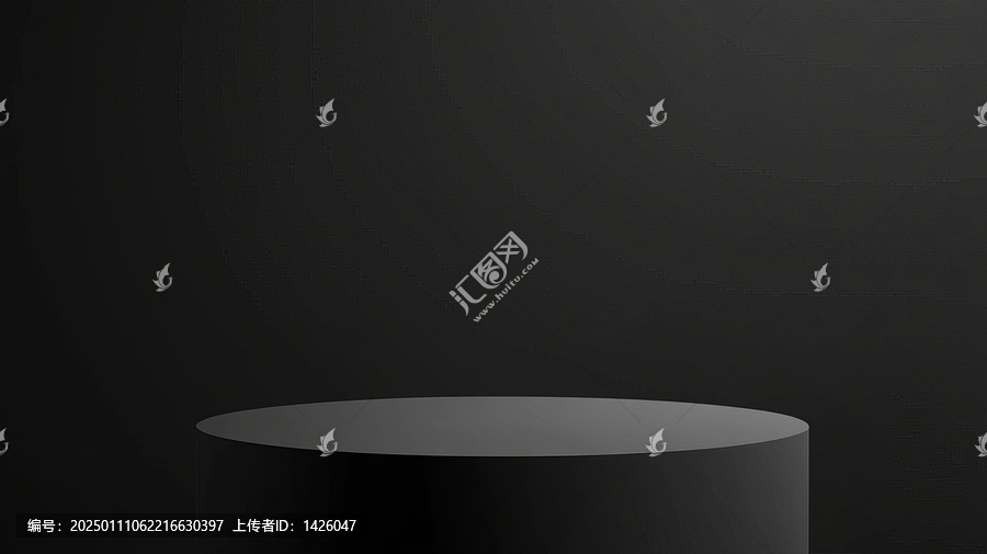 暗黑極簡產(chǎn)品展示臺
