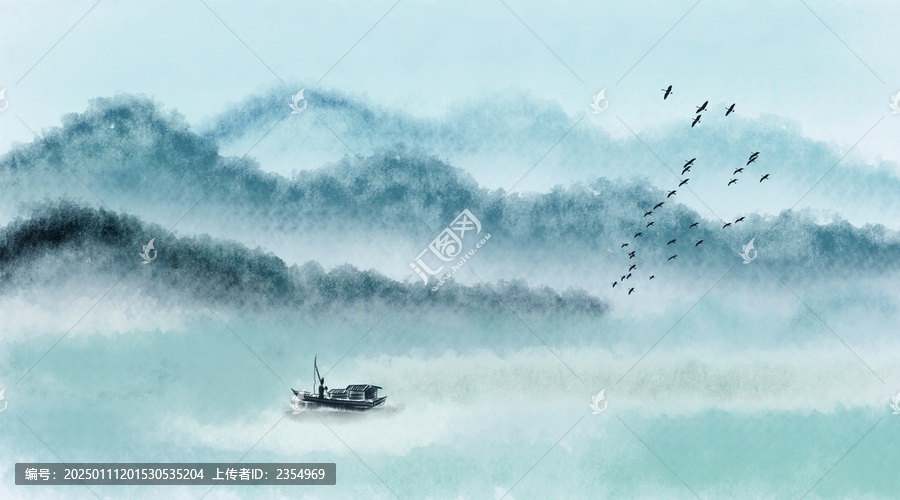 新中式禪意山水