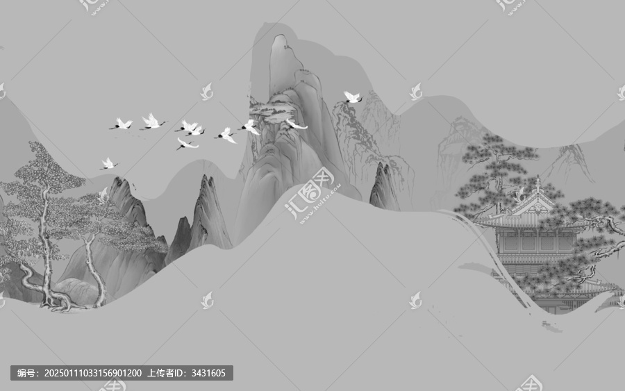 寫意山水畫