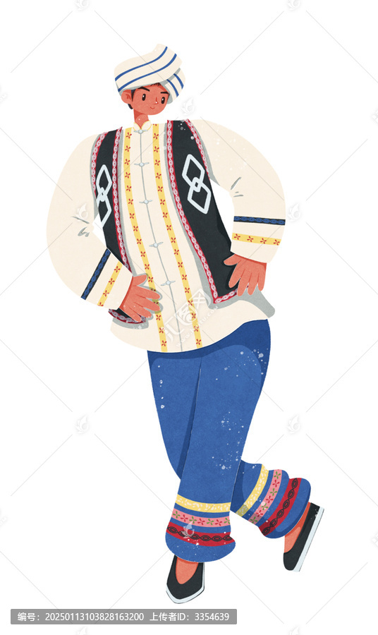 仡佬族男性服飾